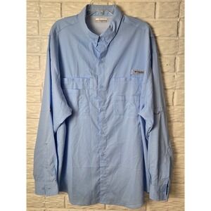 Columbia PFG long sleeve shirt Size XXL Men's Button up Omni Shade Fishing